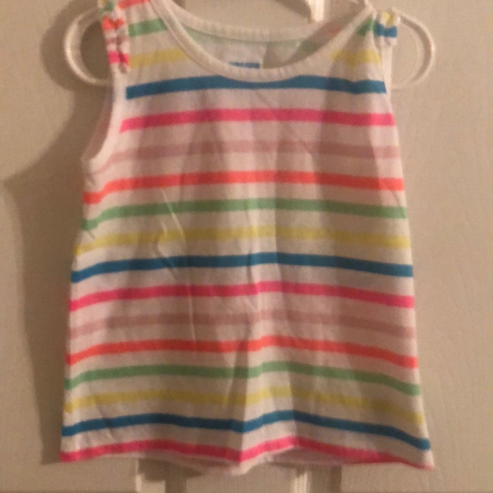 Lightning Bug multicolor stripe top